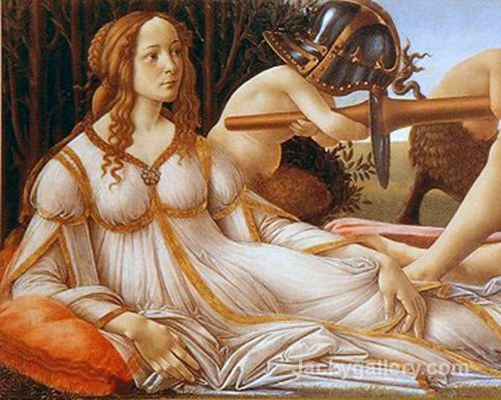 Venus and Mars (left) by Sandro Botticelli paintings reproduction